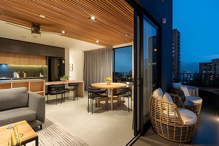 Morph 1501 - Vibrant apt in Poblado/AC/Jacuzzi/BBQ