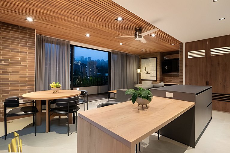 Morph 1501 - Vibrant apt in Poblado/AC/Jacuzzi/BBQ