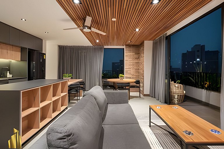 Morph 1501 - Vibrant apt in Poblado/AC/Jacuzzi/BBQ