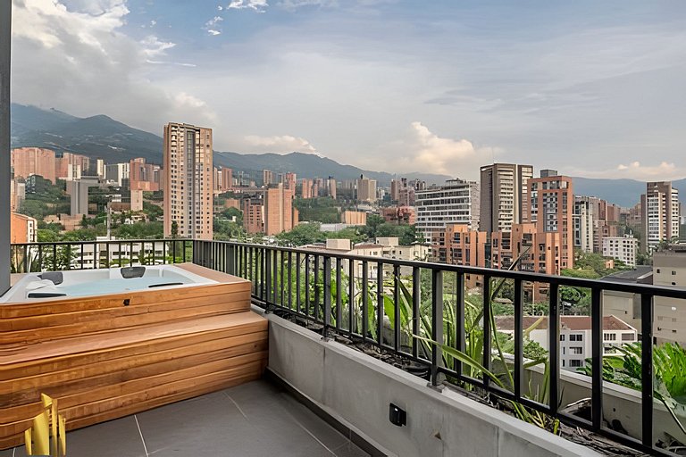 Morph 1602 - Luxury escape in Poblado/Jacuzzi/AC