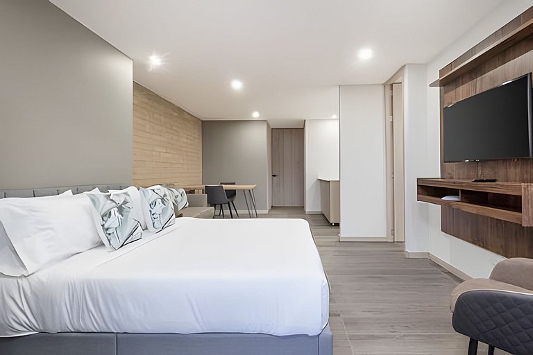 Class 48 Apt. 2301 - Luces de ciudad/Loft/Balcón priv