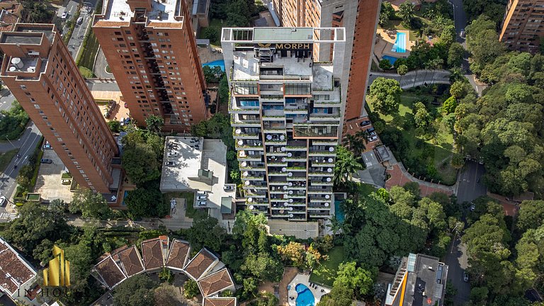 Morph 1001 - Exclusivo apt en El Poblado con BBQ