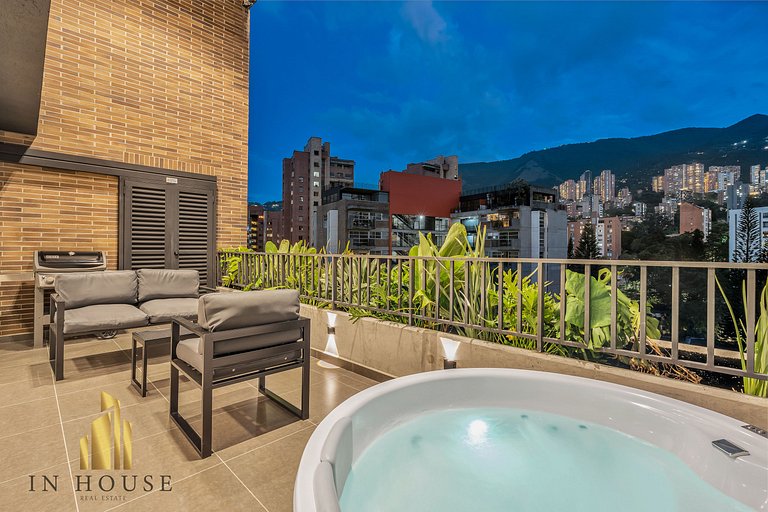 Morph 1001 - Exclusivo apt en El Poblado con BBQ