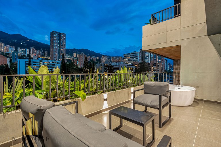 Morph 1001 - Exclusivo apt en El Poblado con BBQ