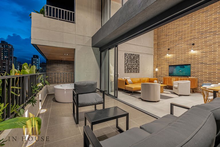 Morph 1001 - Exclusivo apt en El Poblado con BBQ