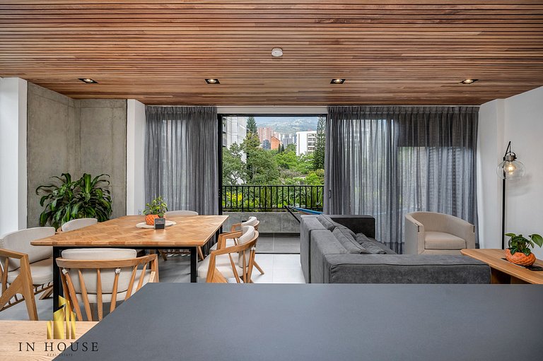 Morph 501 - Acogedor apt Poblado BBQ / Jacuzzi