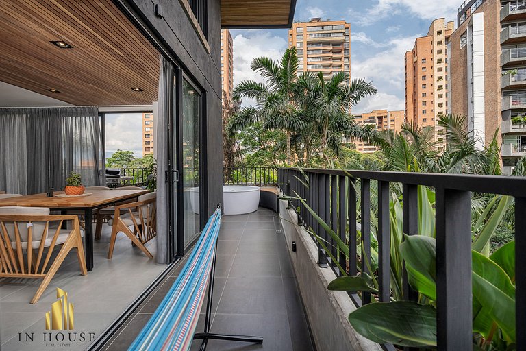 Morph 501 - Acogedor apt Poblado BBQ / Jacuzzi
