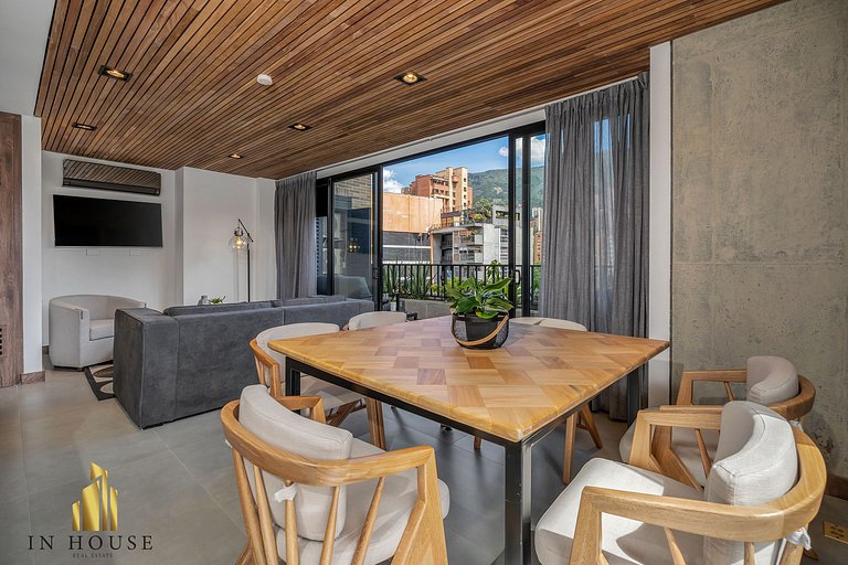 Morph 1002 - Luxe apt in Poblado/AC/BBQ