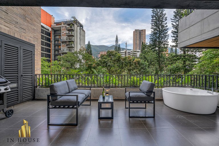 Morph 401 - Modern apt High Ceilings BBQ/Jacuzzi