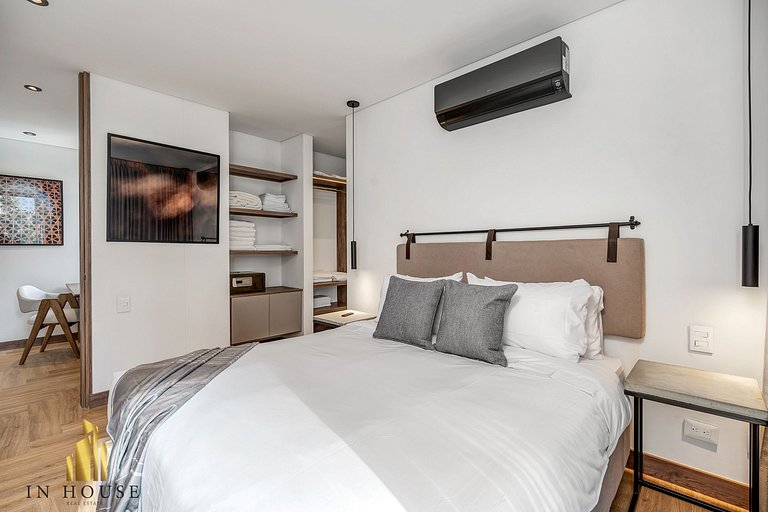 Morph 302 - Apt moderno con techos altos, BBQ