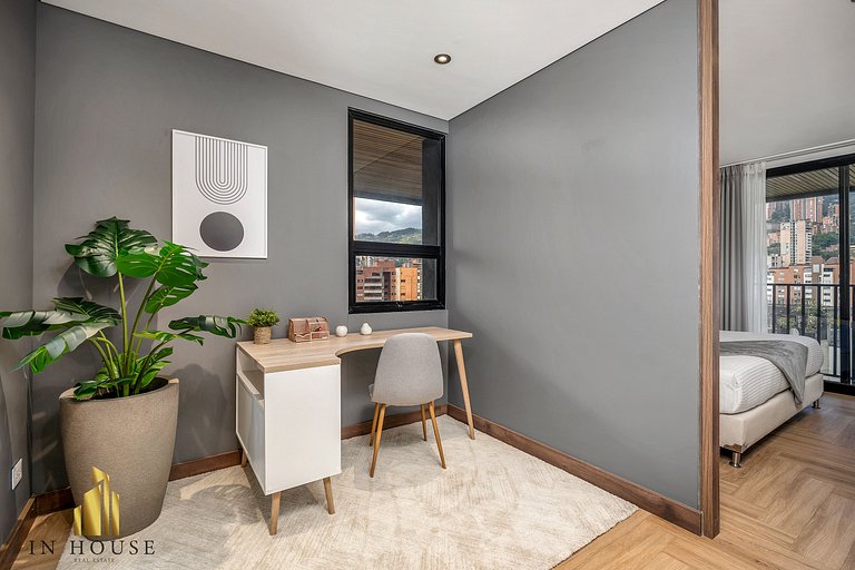 Morph 1401 - Luxe & bright ap in Poblado with AC