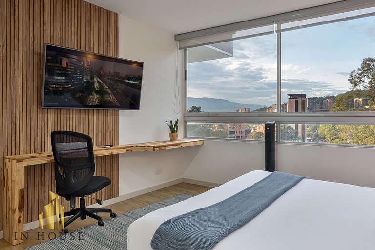 Urban 701-Apt relajante con piscina, jacuzzi y gym
