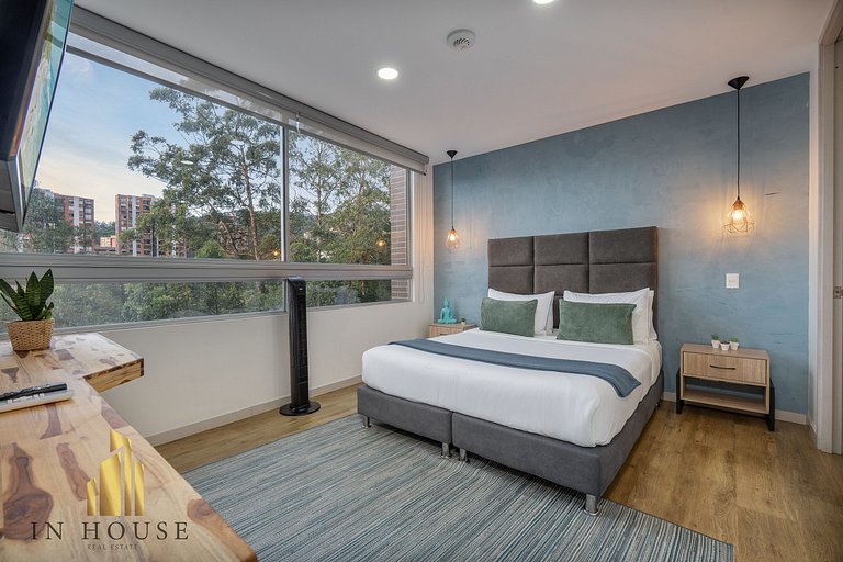 Urban 701-Apt relajante con piscina, jacuzzi y gym