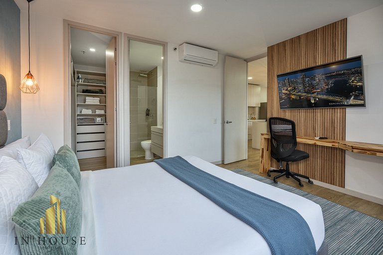 Urban 701-Apt relajante con piscina, jacuzzi y gym